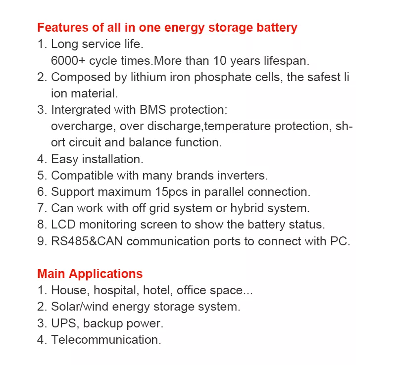 51.2V 314Ah LiFePO4 Battery Pack